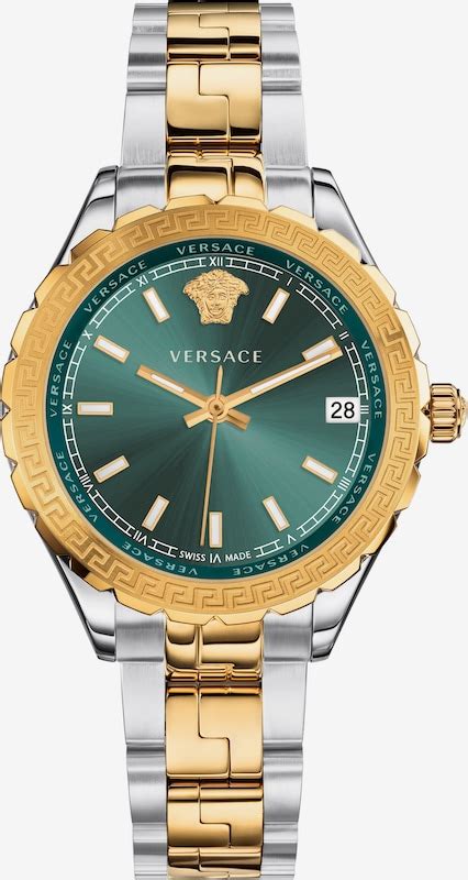 versace uhr damen gold grün|Alle Uhren .